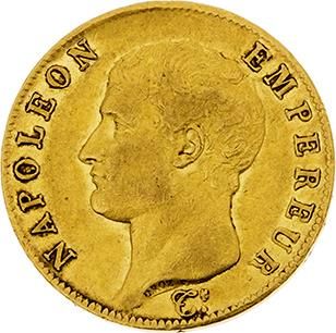 null PREMIER EMPIRE (1804-1814)
40 francs or, tête nue. 1806. Limoges (7103 ex.)....