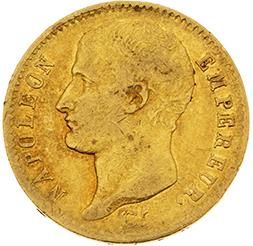 null PREMIER EMPIRE (1804-1814)
20 francs or. 1807. Lille (5181 ex.). G. 1023a. ...