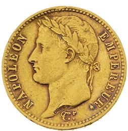 null PREMIER EMPIRE (1804-1814)
20 francs or, tête laurée, revers Empire. 1811. Bordeaux....