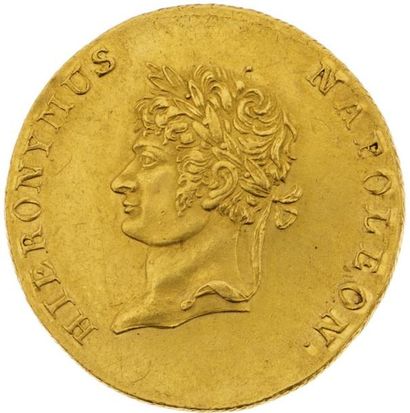 null Royaume de Westphalie : Jérôme Napoléon (1807-1813) 
X thaler or, 2e type. 1812....