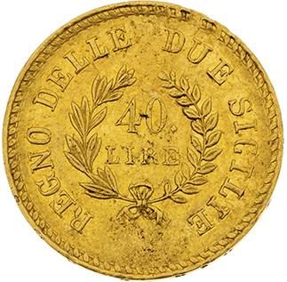 null Royaume de Naples et des deux Siciles : Joachim Murat (1811-1815) 
40 lire or....