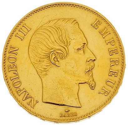 null SECOND EMPIRE (1852-1870) 
100 francs or Napoléon III, tête nue. 1859. Paris....
