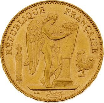 null TROISIÈME RÉPUBLIQUE (1871-1940) 
50 francs or, type Génie. 1904. Paris. G....