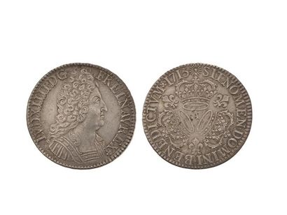 null LOUIS XIV (1643-1715)
Écu aux trois couronnes. 1694. Tours. Réf. D. 1520A. Presque...