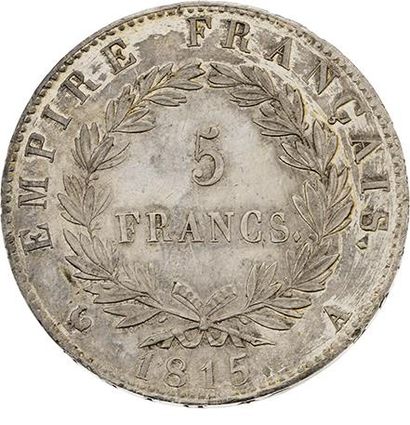 null PÉRIODE des CENT JOURS (20 mars - 22 juin 1815) 
5 francs. 1815. Paris. G. 595....