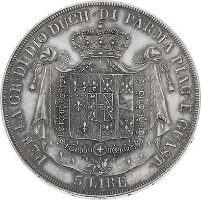 null Duché de Parme : Marie Louise (1815-1847) 
5 lire. 1832. L.M.N. 1010. Presque...