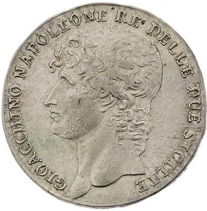 null Royaume de Naples et deux Siciles : Joachim Murat (1808-1815) 
Piastre de 12...