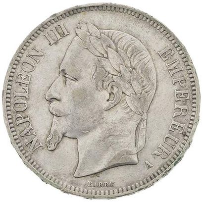 null SECOND EMPIRE (1852-1870)
5 francs Napoléon III, tête laurée. 1866. Paris. G....