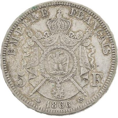 null SECOND EMPIRE (1852-1870)
5 francs Napoléon III, tête laurée. 1866. Paris. G....