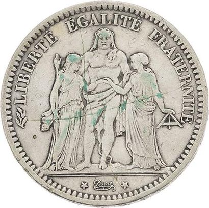 null La COMMUNE de PARIS (18 mars - 28 mai 1871) 
5 francs Camélinat. 1871. Paris....