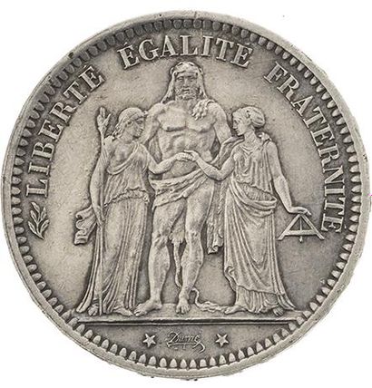 null La COMMUNE de PARIS (18 mars - 28 mai 1871) 
5 francs Camélinat. 1871. Paris....
