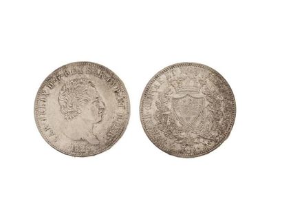 null Charles Félix (1821-1831) 
5 lire. 1826. Gênes. CR. 105-2. Superbe