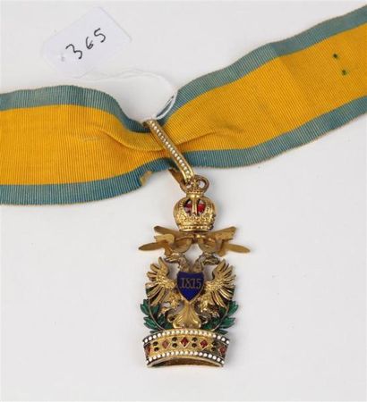 null EMPIRE D'AUTRICHE-HONGRIE
ORDRE DE LA COURONNE DE FER (1816) INSIGNE probablement...