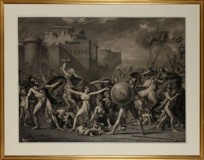 null D'APRÈS JACQUES-LOUIS DAVID (1748-1825)
Les Sabines arrêtant le combat entre...