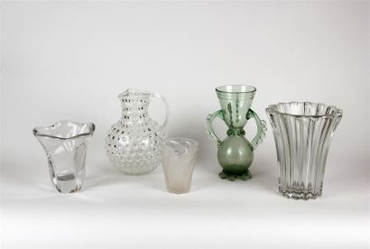 null Lot de VERRERIE : vases, coupes et divers
Petits accidents