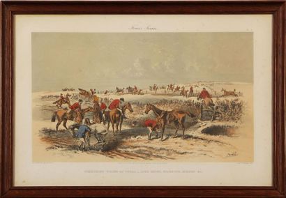 null Deux LITHOGRAPHIES anglaise en couleurs par Browne de la suite Fores's series
Haut....