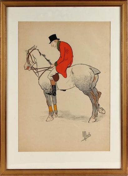 null ILLICH
Cavaliers (au concours hippique de Nantes en 1902 ?)
Deux lithographies...