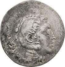 null ROYAUME de MACÉDOINE 
Tétradrachme posthume au type d'Alexandre. Temnos (168-170...