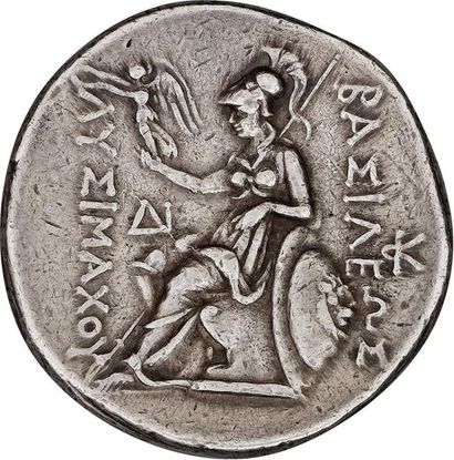 null ROYAUME de THRACE
LYSIMAQUE (323-281 av. J.-C.) 
Tétradrachme. 17,19 g. Amphipolis....