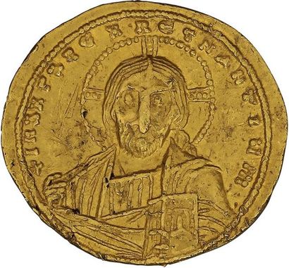 null MONNAIES BYZANTINES
CONSTANTIN VII et ROMAIN I (913-944) 
Solidus d'or. 4, 37...