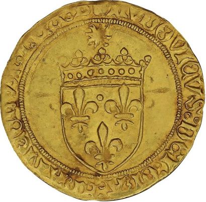 null LOUIS XI (1461-1483) 
300Écu d'or au soleil. Bourges. D. 544. Traces sur la...