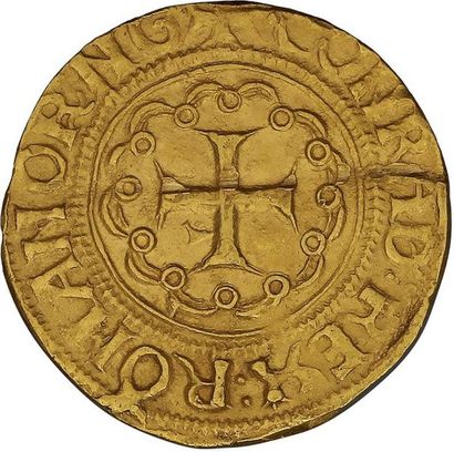 null LOUIS XII (1498-1514) 
Gênois d'or (1499-1507). D. 741. Rare. Presque superbe....