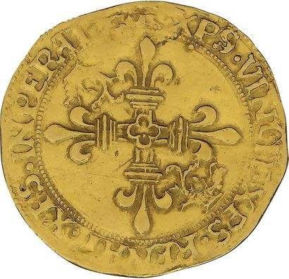 null FRANÇOIS Ier (1515-1547) 
Écu d'or au soleil du Dauphiné, 7e type. Romans. D....