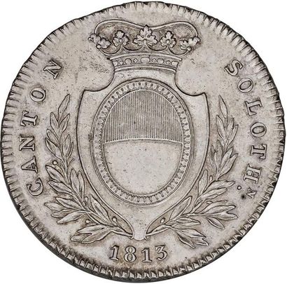 null SUISSE
Soleure
4 franken argent. 1813. kM. 73. Superbe. 