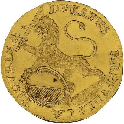 null SUISSE
Zurich 
Ducat d'or. 1721. 3,47 g. TTB à superbe. 