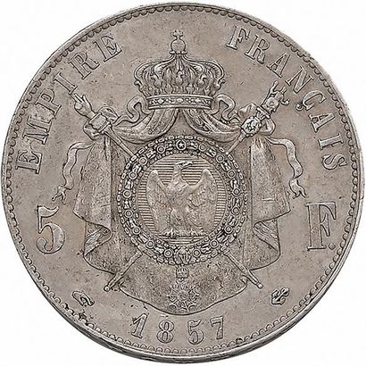 null MONNAIES FRANÇAISES en ARGENT
SECOND EMPIRE (1852-1870) 
5 francs, Napoléon...