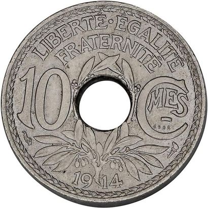 null MONNAIES FRANÇAISES en ARGENT
TROISIÈME RÉPUBLIQUE (1871-1940) 
10 centimes,...