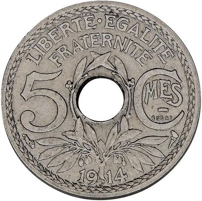 null MONNAIES FRANÇAISES en ARGENT
TROISIÈME RÉPUBLIQUE (1871-1940) 
5 centimes,...