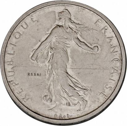 null MONNAIES FRANÇAISES en ARGENT
CINQUIÈME RÉPUBLIQUE (1959-) 
5 francs, Semeuse....