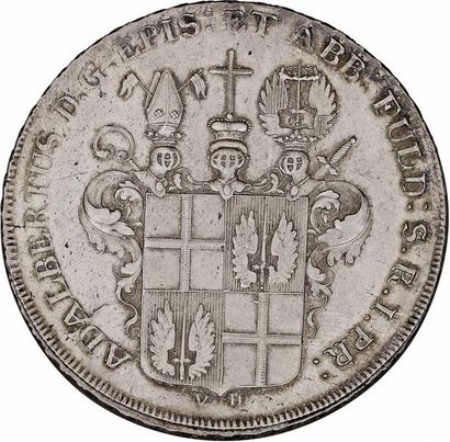 null ÉTATS GERMANIQUES en GUERRE avec la FRANCE
ÉVÊQUE de FULDA : Adalbert III (1788-1803)...