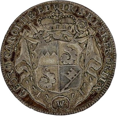 null ÉTATS GERMANIQUES en GUERRE avec la FRANCE
ÉVÊQUE de FULDA : Adalbert III (1788-1803)...