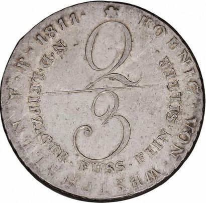 null MONNAIES NAPOLÉONIENNES en ARGENT
ROYAUME de WESTPHALIE : Jérôme Napoléon (1807-1813)...