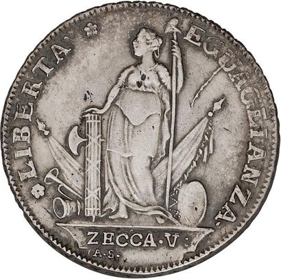 null MUNICIPALITÉ DÉMOCRATIQUE de VENISE (12 mai 17 octobre 1797) 
10 lire, 1er type....