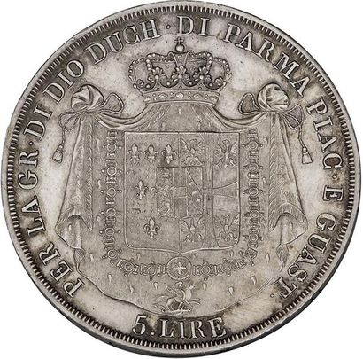 null DUCHÉ de PARME, PIACENZA et GUASTALLA : Marie Louise (1815-1847) 
5 lire. 1815....