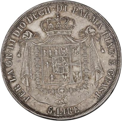 null DUCHÉ de PARME, PIACENZA et GUASTALLA : Marie Louise (1815-1847) 
5 lire. 1815....