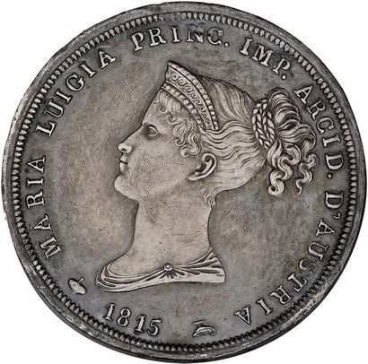 null DUCHÉ de PARME, PIACENZA et GUASTALLA : Marie Louise (1815-1847) 
2 lire. 1815....