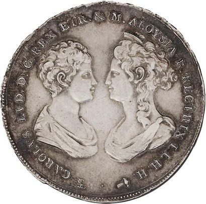 null ROYAUME d'ÉTRURIE : Charles Louis et Maris Aloyse Régente (1803-1807) 
10 paoli....