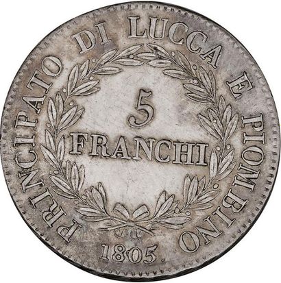 null PRINCIPAUTÉ de LUCQUES et PIOMBINO : Elisa Bonaparte et Félix Baciocchi (1805-1814)...