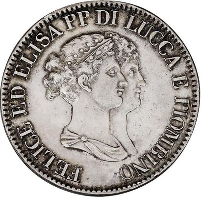 null PRINCIPAUTÉ de LUCQUES et PIOMBINO : Elisa Bonaparte et Félix Baciocchi (1805-1814)...