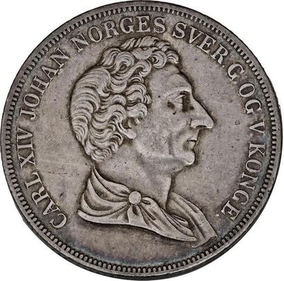 null ROYAUME de NORVÈGE : Charles XIV (Bernadotte), Roi (1818-1844) 
Specie daler....