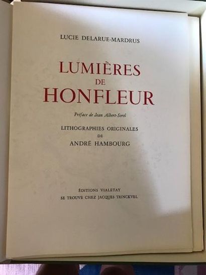 null DELARUE-MARDRUS (Lucie). Lumières de Honfleur. Préface par Jean ALBERT-SOREL....