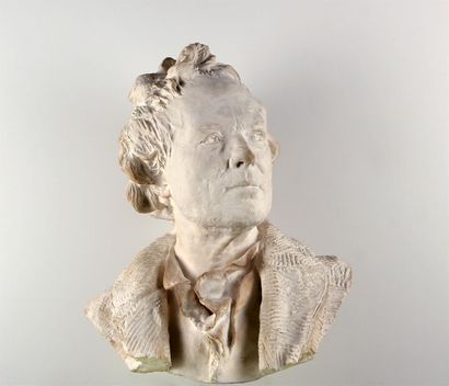 null D'APRÈS JEAN ANTOINE HOUDON
Buste du compositeur Christoph Willibald von Gluck...
