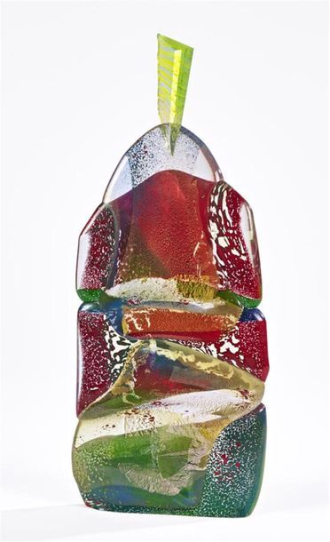null YAN ZORITCHAK (NÉ EN 1944)
Fleur céleste
Sculpture en verre optique de couleurs...
