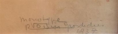 null RAYMONDE VOISIN, (XXe SIÈCLE)
Fatma Fez, 1936
Monotype contresigné et daté 1937
Haut....