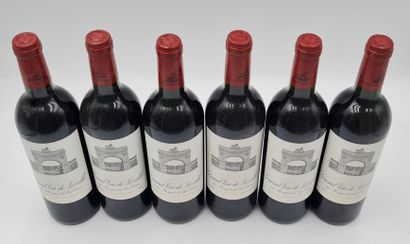 null 6 bouteilles CH. LÉOVILLE-LAS-CASES, 2° cru, Saint-Julien, 2003, ROUGE