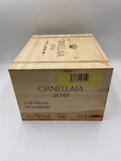 null 6 bottles BOLGHERI "Il Carisma", Ornellaia 2015 (vendemia d'artista, strapped...